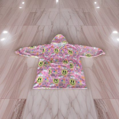 My Back Hurts [PINK] Jumbo Blanket Hoodie