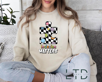 Inclusion Matters Shirt, Neurodiversity Shirt, Autism Acceptance Shirt, Speech Therapy Shirt, Autism Therapy, Autism Awareness Shirt