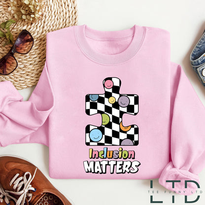 Inclusion Matters Shirt, Neurodiversity Shirt, Autism Acceptance Shirt, Speech Therapy Shirt, Autism Therapy, Autism Awareness Shirt