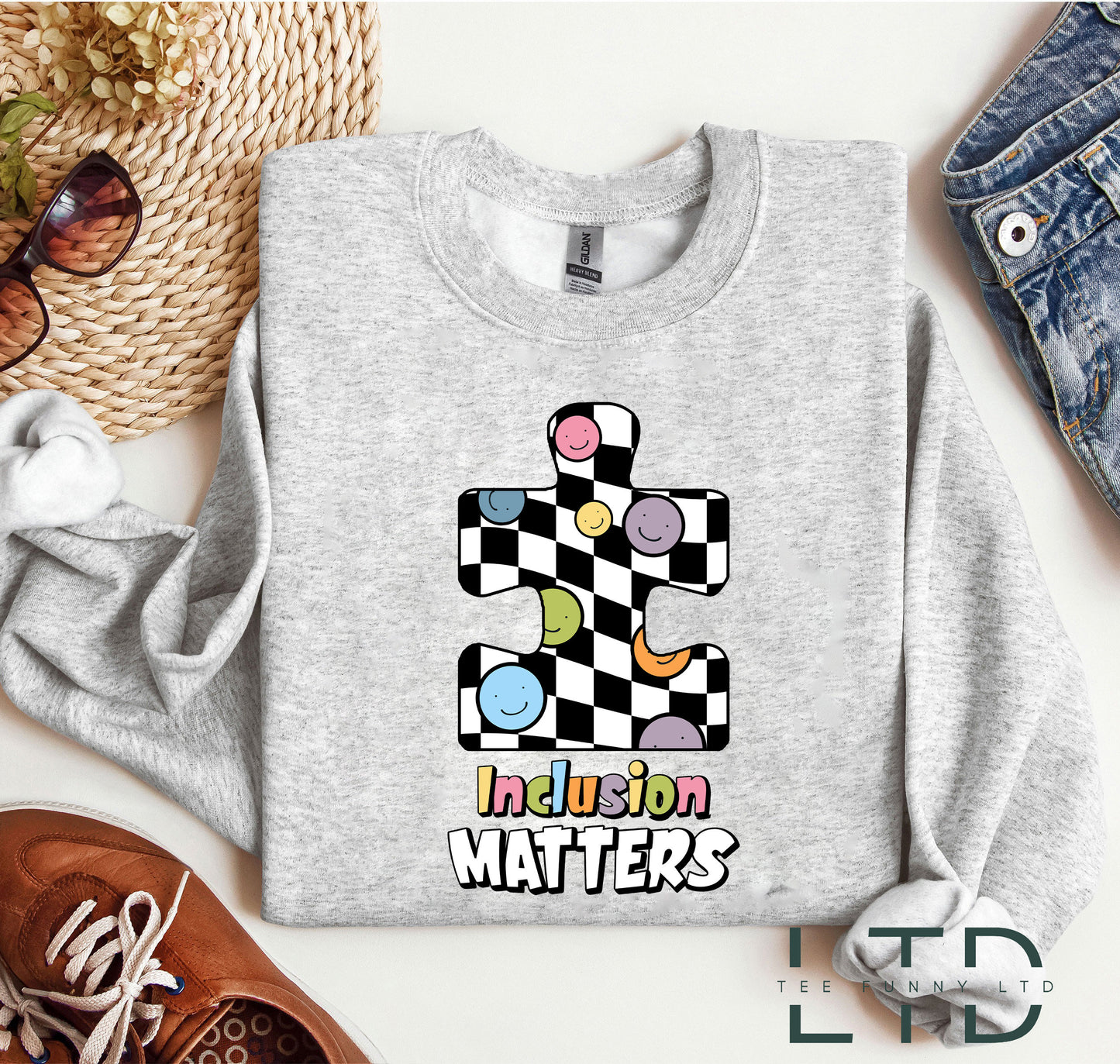 Inclusion Matters Shirt, Neurodiversity Shirt, Autism Acceptance Shirt, Speech Therapy Shirt, Autism Therapy, Autism Awareness Shirt