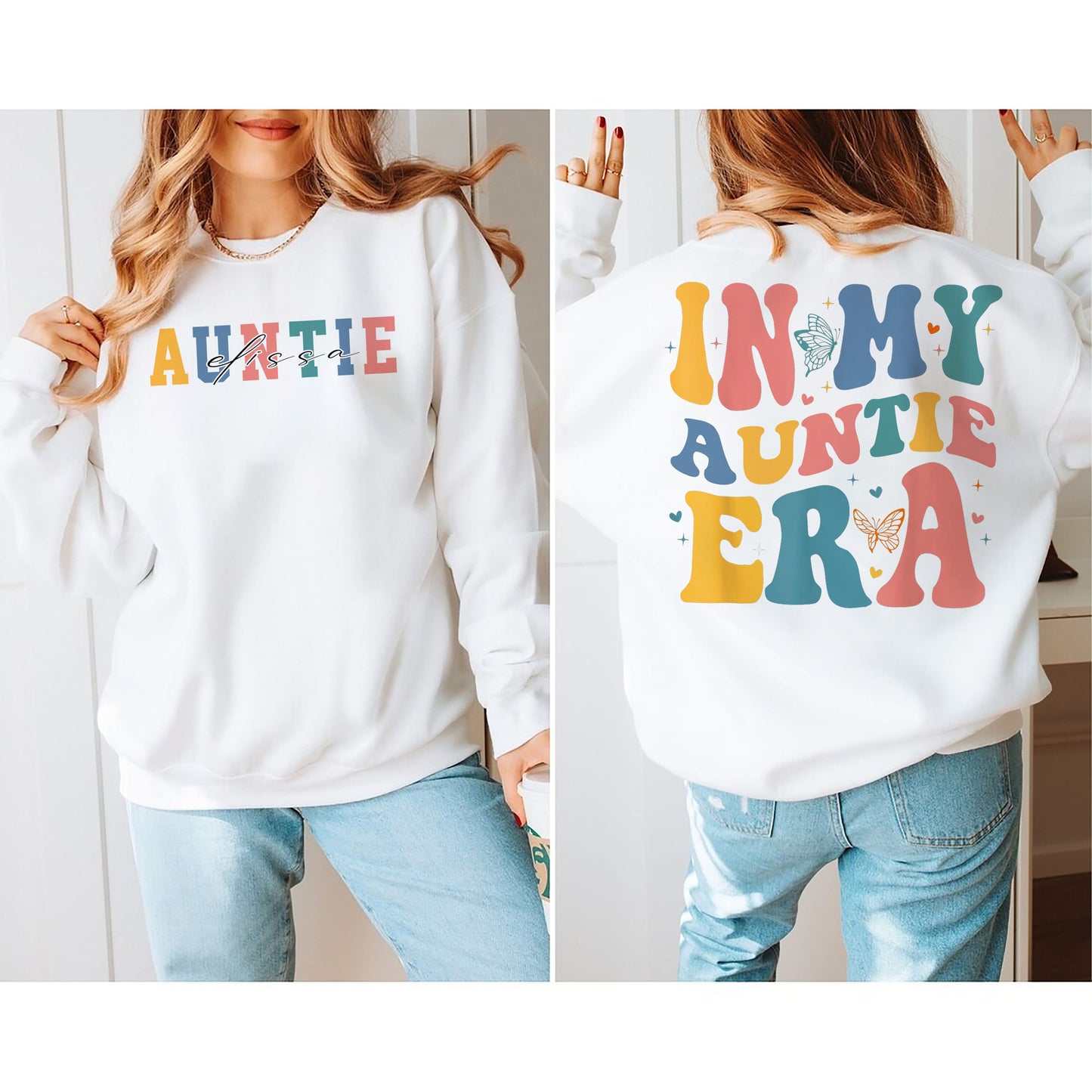 In My Auntie Era sweatshirt, Auntie Shirt, Aunt Gift, Aunt Era Shirt, Cool Aunt Shirt, Favorite Aunt Shirt, Aunt Gift from Niece