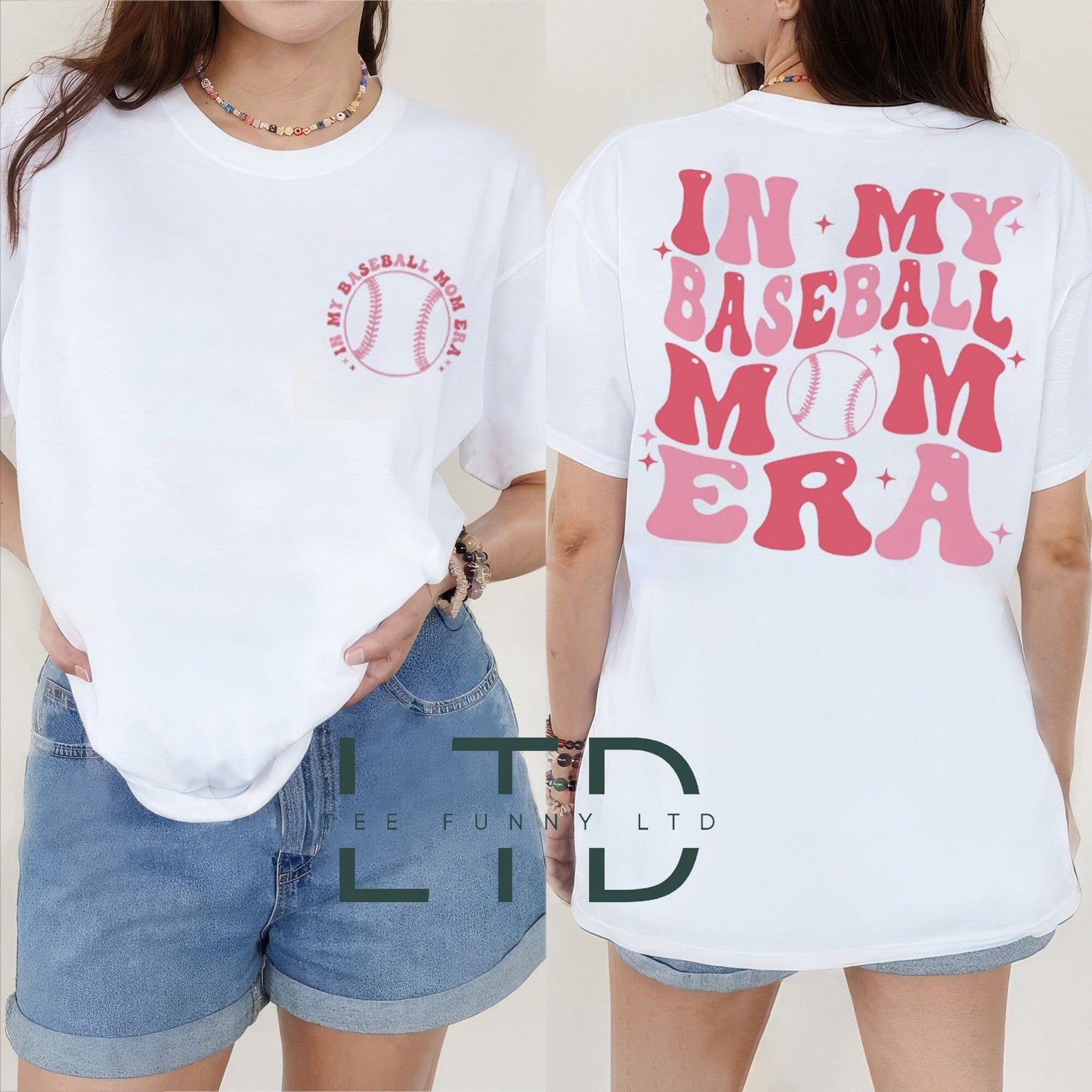 In My Baseball Mom Era Shirt, Mom Era Shirt, Mom Life Shirt, Baseball Mama Shirt, Sports Mom Gifts, Retro Game Day Tee, Team Mom Tee