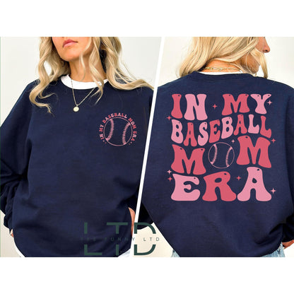 In My Baseball Mom Era Shirt, Mom Era Shirt, Mom Life Shirt, Baseball Mama Shirt, Sports Mom Gifts, Retro Game Day Tee, Team Mom Tee