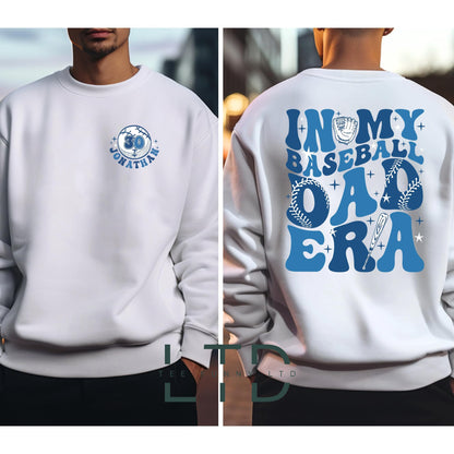 In my Baseball Dad Shirt,Fathers Day Gift,Gift For Dad,Baseball Lover,Sport Dad Shirt,In My Baseball Dad Era Shirt,Game Day Shirt,Dad Shirt