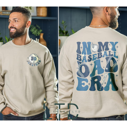 In my Baseball Dad Shirt,Fathers Day Gift,Gift For Dad,Baseball Lover,Sport Dad Shirt,In My Baseball Dad Era Shirt,Game Day Shirt,Dad Shirt