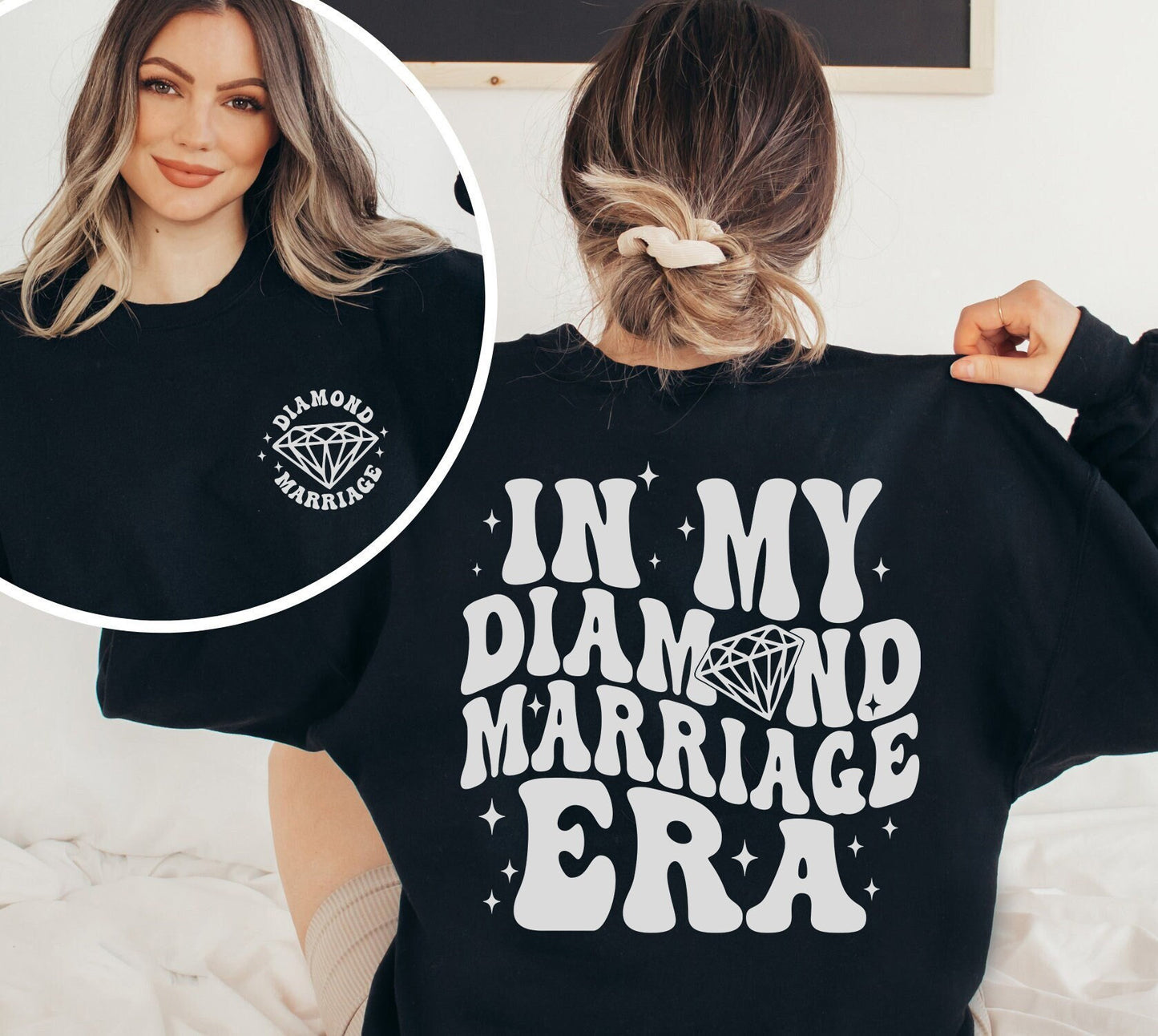 In My Diamond Marriage Era Shirt, Diamond Marriage Tees, Marriage Gift, Diamond Family, 10+ Year Marriage Gift, In My Era Shirt