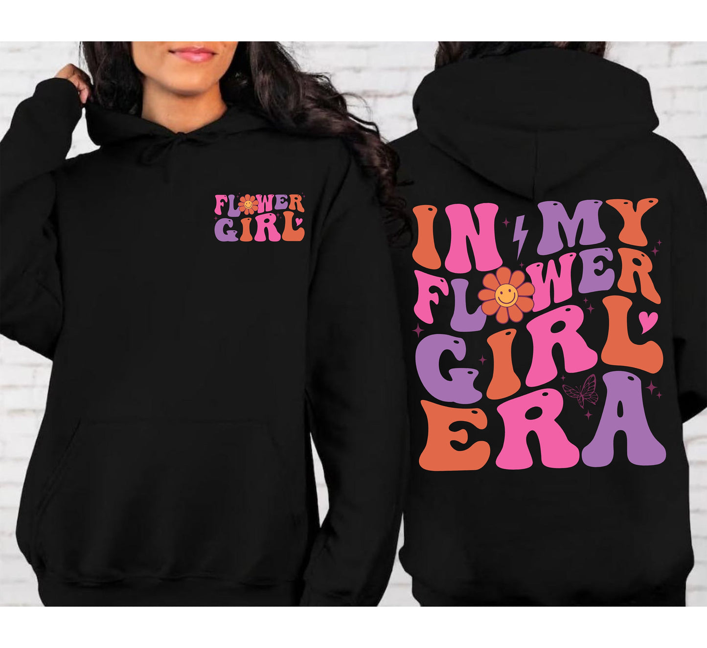 In My Flower Girl Era Hoodie, Flower Girl Shirt, Flower Girl Proposal, Wedding Shirt,Junior Bridal Party, Flower Girl Gift,Bridal Party