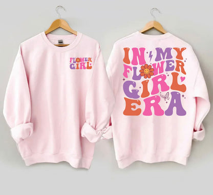 In My Flower Girl Era Hoodie, Flower Girl Shirt, Flower Girl Proposal, Wedding Shirt,Junior Bridal Party, Flower Girl Gift,Bridal Party