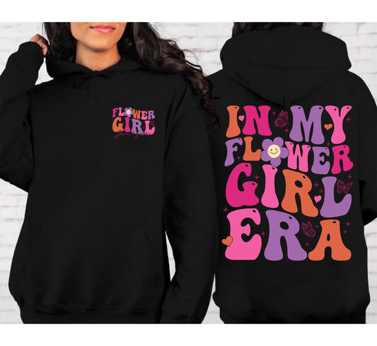 In My Flower Girl Era Sweatshirt, Flower Girl Shirt, Flower Girl Proposal, Wedding Shirt,Junior Bridal Party, Flower Girl Gift,Bridal Party