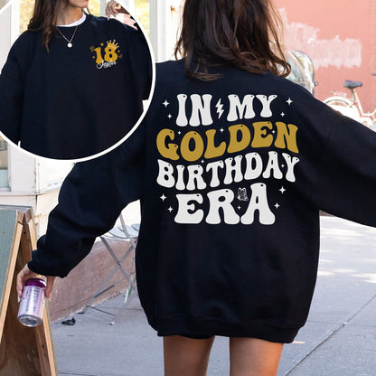 In My Golden Birthday Era Shirt, Golden Bday Shirt, Golden Birthday Gift, In My Birthday Era, Birthday Shirt, Birthday Party Shirt gift