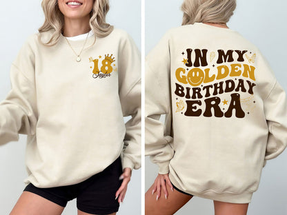 In My Golden Birthday Era Shirt, Golden Bday Shirt, Golden Birthday Gift, In My Birthday Era, Birthday Shirt, Birthday Party Shirt gift
