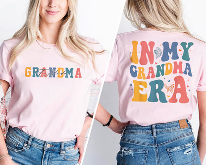 In My Grandma Era skjorte, julegave til bedstemor, familieskjorte, skjorte til bedstemor, gave til ny mormor, mors dags gave, sød gave-t-shirt