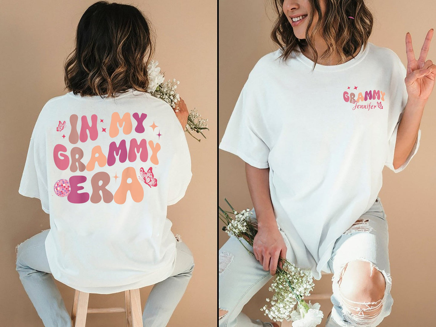 In My Grammy Era Shirt, Christmas Gift For Grammy, Family Shirt, Shirt For Grammy, Gift For New Grammy, Mother's Day Gift, Cute Gift tee