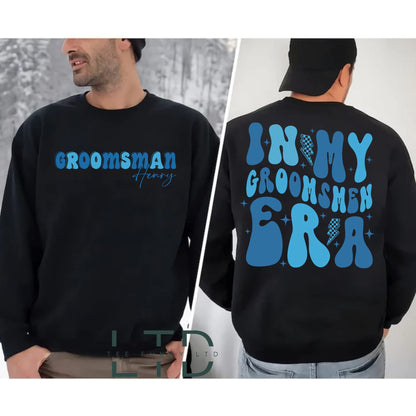 In My Groomsmen Era Shirt, Personalized Groomsmen Shirt, Groom Shirt, Man Of Honor, Brides man Shirt, Wedding Party,Groomsmen Proposal Gift