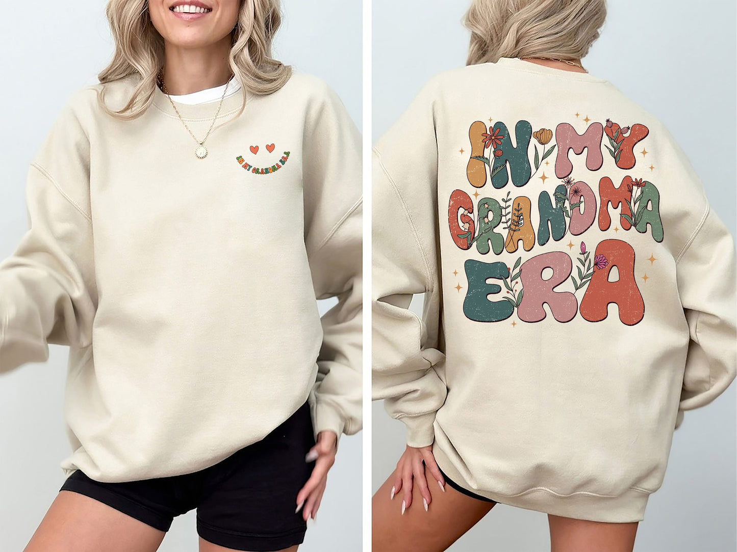 In My Grandma Era Shirt, Christmas Gift For Grandma, Family Shirt, Shirt For Grandma, Gift For New Grandma, Mother's Day Gift, Cute Gift tee