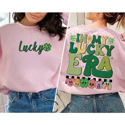 In My Lucky Era Shirt,  St Patrick's Day Shirt, Funny Saint Patrick's Day Tee, St Patricks Outfit,Shamrock Gift For St Patrick Days