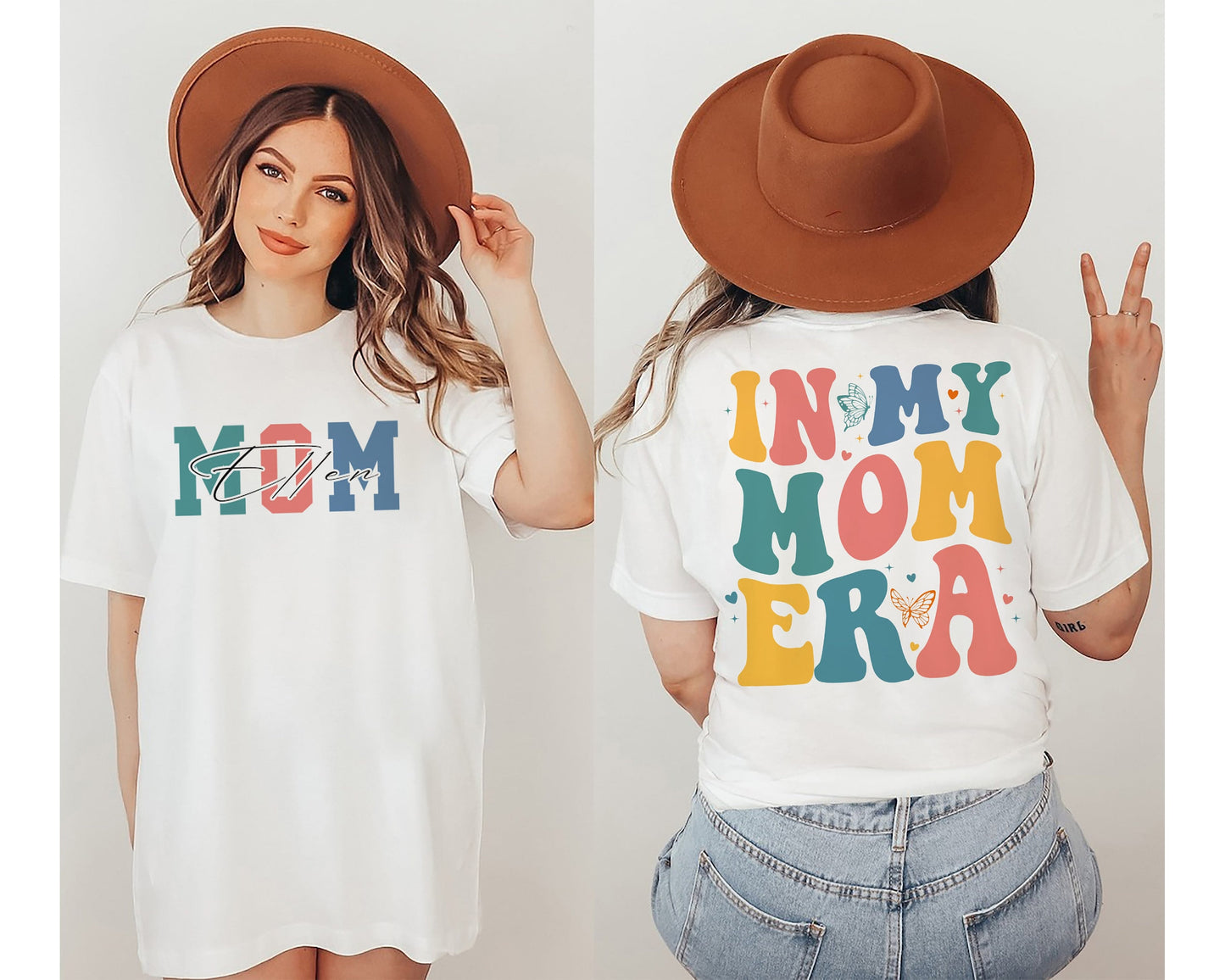 In My Mom Era Sweatshirt, Mama Front & Back, Mom Sweatshirt, Mom Era tee, New Mom Gift, Mom Birthday Gift, Mom Shirt, Mama Shirt