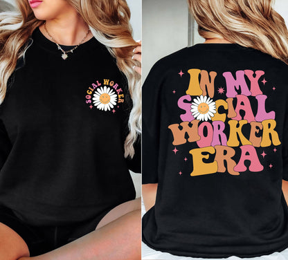 In My Social Worker Era Shirt, School Social Worker Shirt, Social Worker Gift, Teacher Tees, Social Worker Crewneck, Counselor Shirt
