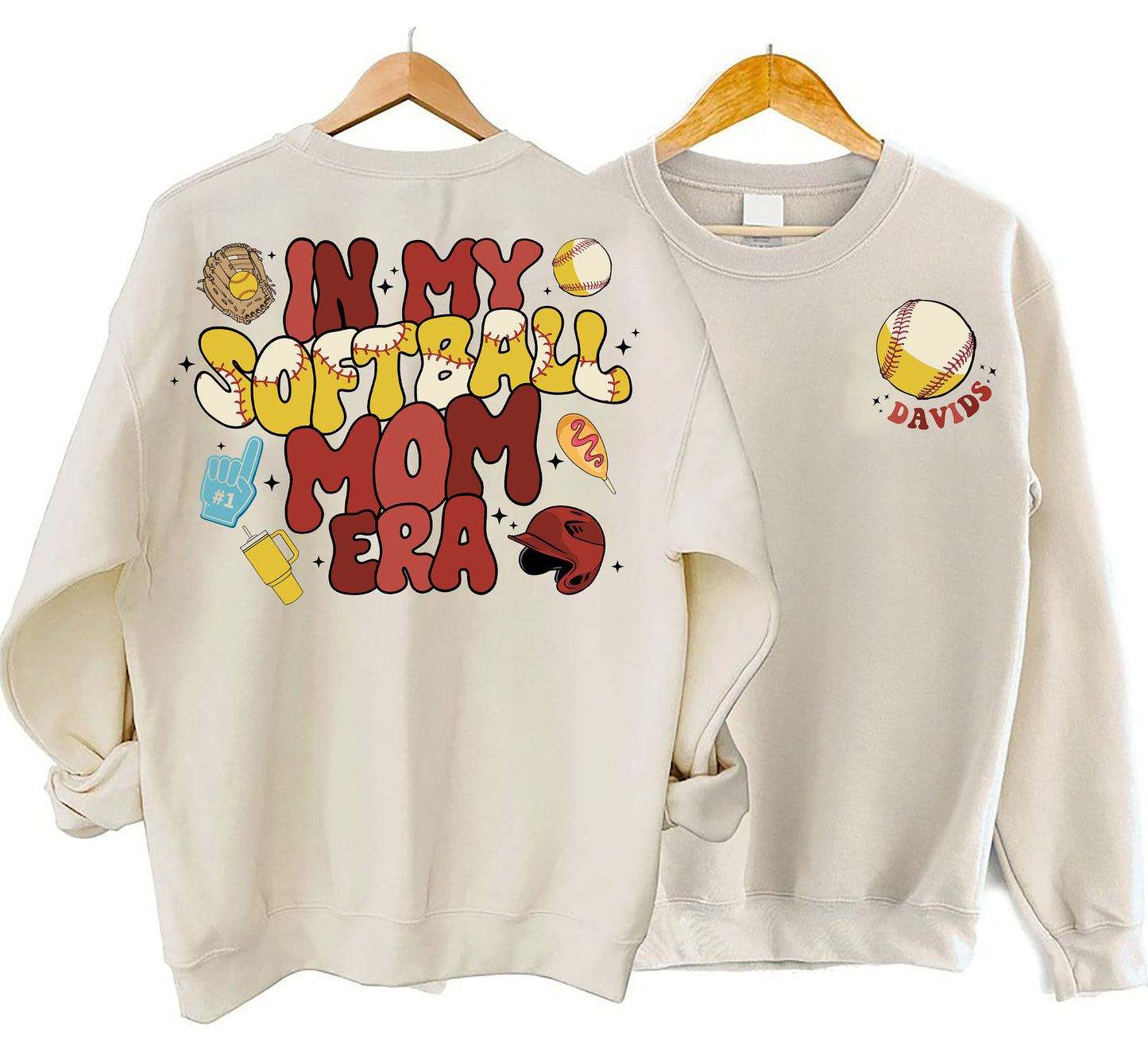 In My Softball Mom Era Sweatshirt, Softball Mama Shirt, In My Softball Mom Era, Team Mom, Game Day Shirt, Sport Mom Shirt,Gift For Mom