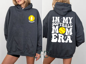 In My Softball Mom Era Shirt, Sport Mom Shirt, Softball Lover Shirt, Custom Softball Mom Shirt, Softball Mom Era Shirt, Softball Mom Gift