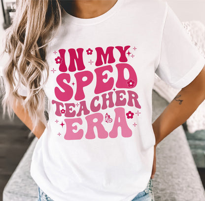 In My Sped Teacher Era T-shirt, In My Teacher Era Tee, Retro Sped Teacher Shirt, Sped Shirt, Special Ed Teacher, Back To School Shirt