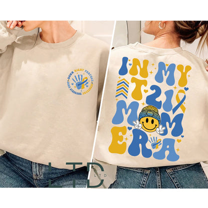 In My T21 Mom Era Shirt, Extra Chromosomes,Down Syndrome Mom Shirt,Down Syndrome Awareness Shirt,World Down Syndrome Day,Down Right Perfect
