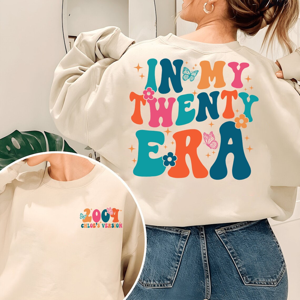 In My Twenties Era Shirt, 20th Birthday Shirt, Twentieth Birthday, Personalized Birthday Shirt, 20th Birthday Gift, Custom Birthday Hoodie