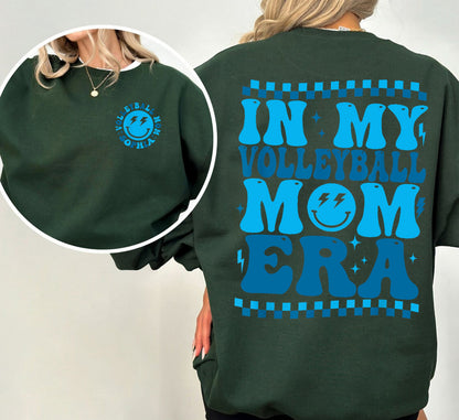 In My Volleyball Mom Era T-shirt, Custom Volleyball Shirt, Personalized Volleyball Mom Shirt, Mom Shirt, Volleyball Mom Game Day Shirt