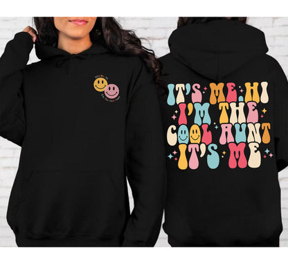 It's Me Hi I'm The Auntie It's Me T-shirt, Auntie Shirt, Aunt Shirt, Cool Aunt Tshirt, Auntie Gifts, Gift for Aunt, Promoted To Aunt