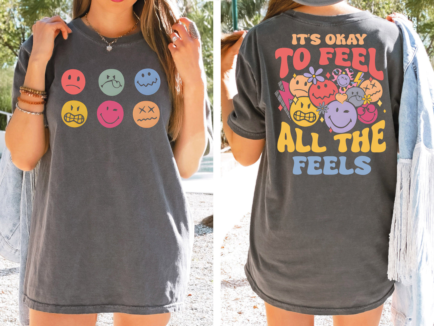 It's Okay To Feel All The Feels Shirt, Mental Health Awareness Shirt, Psychologists Shirt, Therapy Shirt, Mental Health Matters Shirt, Girl