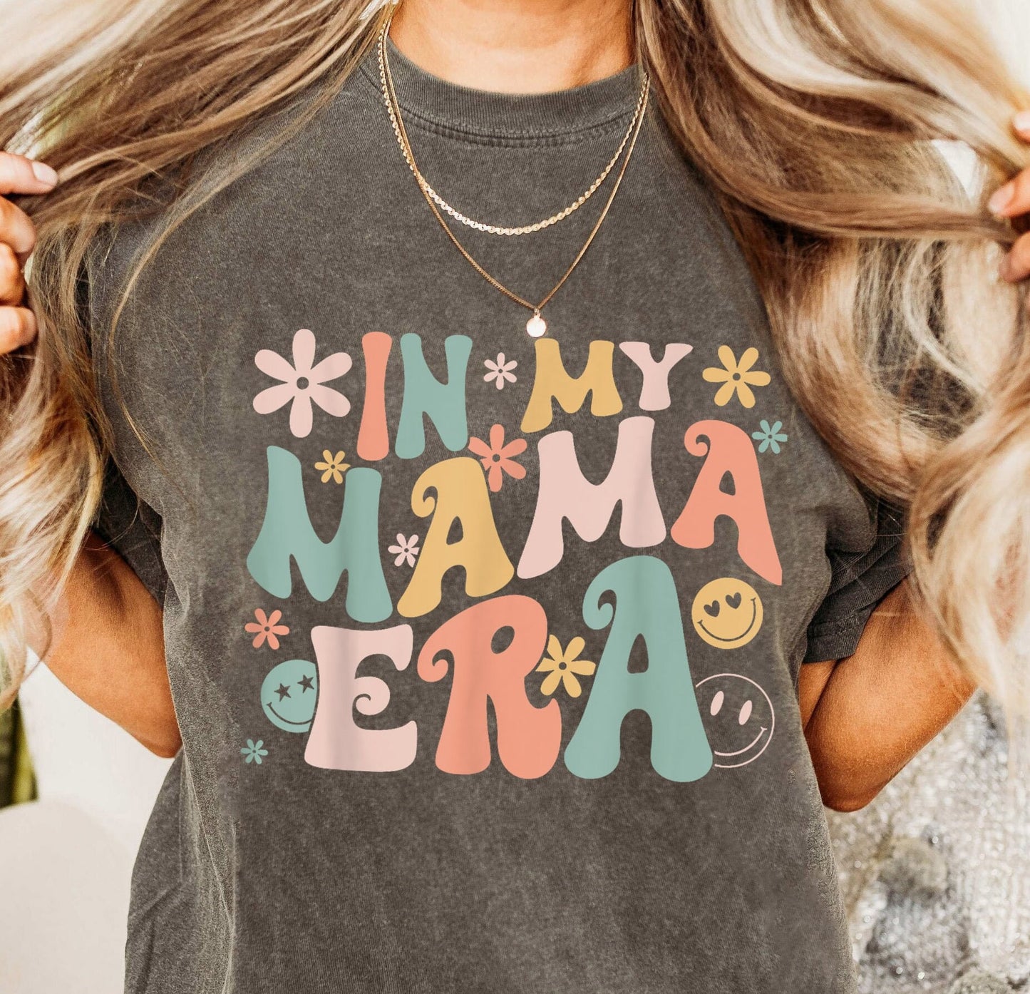 In My Mom Era T-shirt, New Mom Tee, Funny Mom Shirt, Mom Shirts, Retro Mom Shirt, Concert Shirts, Trendy Mom, Hot Mom T-shirt
