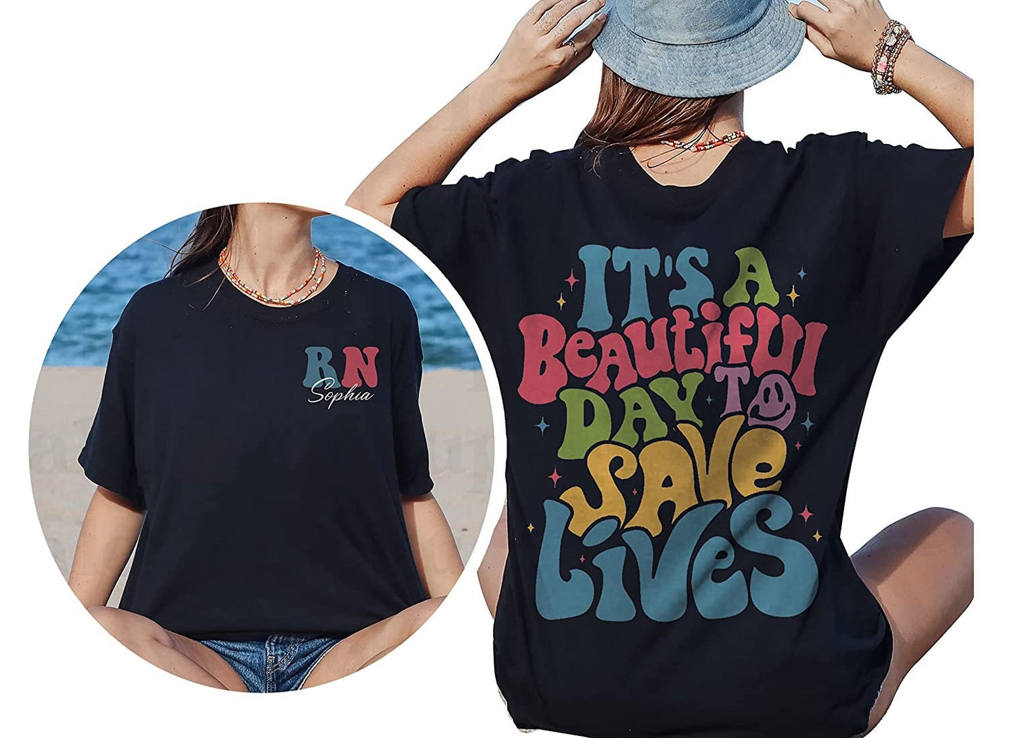 It's Beautiful Day To Save Lives Shirt, Custom Nurse Shirt, Nurse Sweater, New Nurse Gift, Picu Nurse Shirt, Registered Nurse RN Icu Shirt