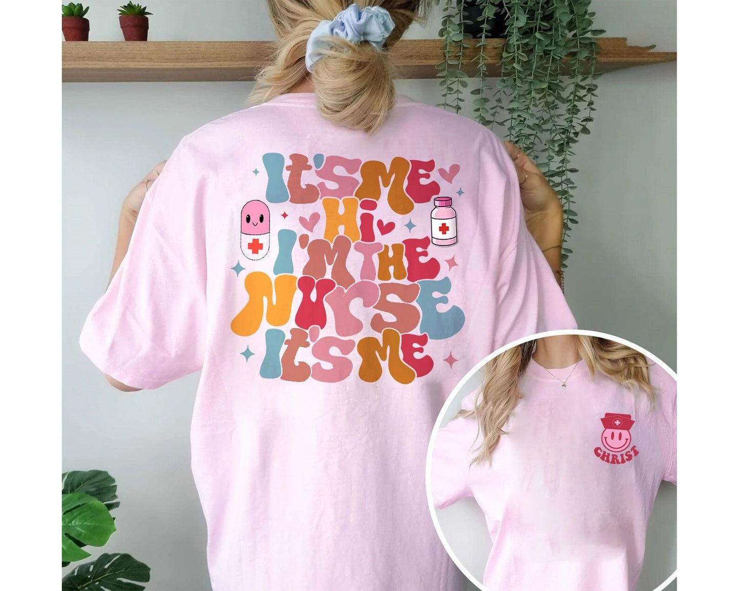 It's hi me i'm Nurse Club Shirt, Nurses custom shirt , Groovy Nurse Shirt, Registered Nurse Tee, Nurse Gift, Nursing Tshirt