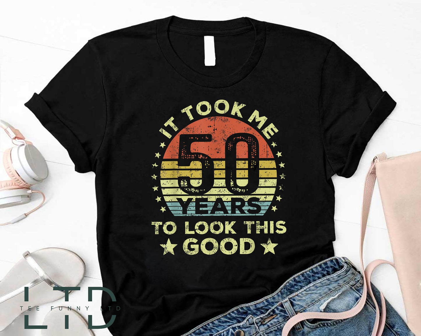 It took me 50 years to look this good 50th Birthday Shirt, 50th Birthday Party,Mens Birthday Shirt,It Took 50 Years To Look This Good