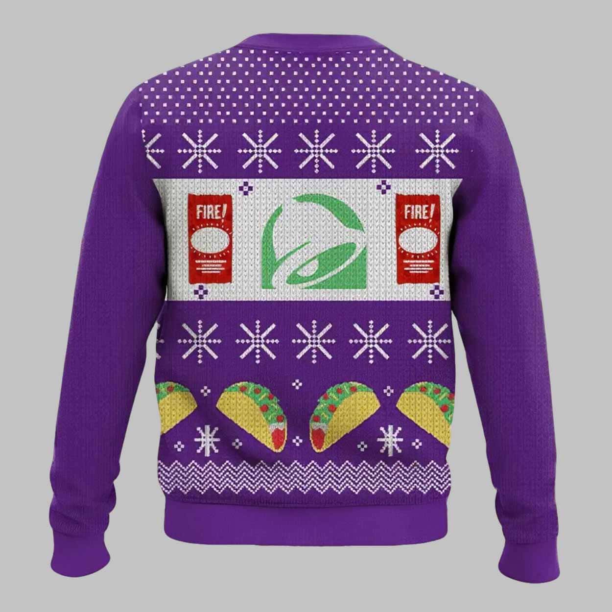 Jingle Bells Taco Shells Ugly Christmas Sweater