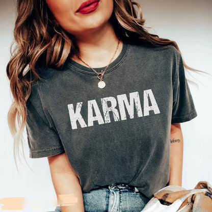 Karma Shirt, Karma shirt, Karma Tshirt, Karma Shirts, Karma is a cat, Cat Owner Shirt, Cat Owner Gift, Cat Shirt Gift, Karma Is A Cat Shirt