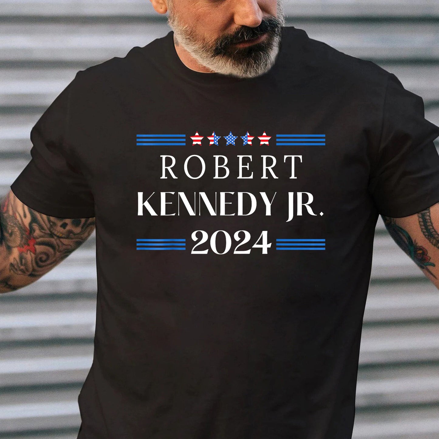 Kennedy 2024 skjorte, RFK JR For President 2024 Merch, RFK 2024 T-Shirt, Robert F Kennedy Jr for President 2024 T-Shirt - Patriotic T-Shirt