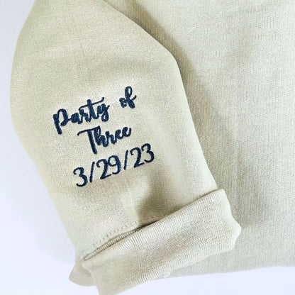 King and Queen Hoodie or Sweatshirt Embroidered, Personalized His Her Gift for Valentine's Day