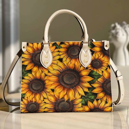 Leather Bag Sunlit Elegance