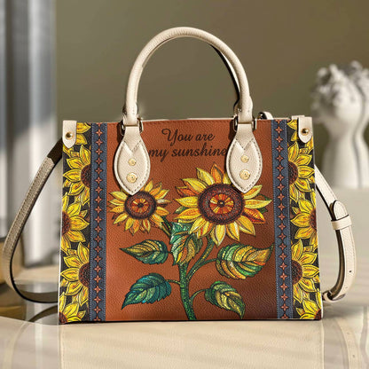 Leather Bag Two Hearts