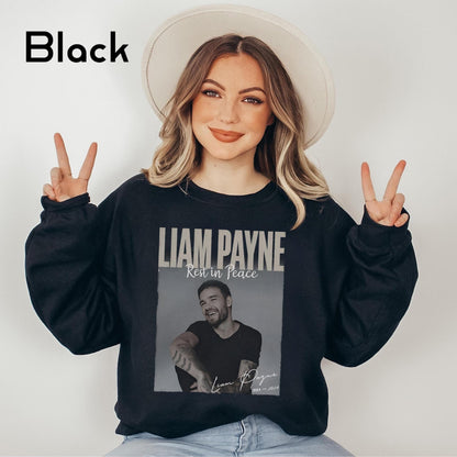 Liam Payne Rest In Piece T-Shirt, Retro Liam Payne Tribute Shirt, One Direction Music Band Shirt, 1D Thanks For Memories Shirt, Gift For Fan
