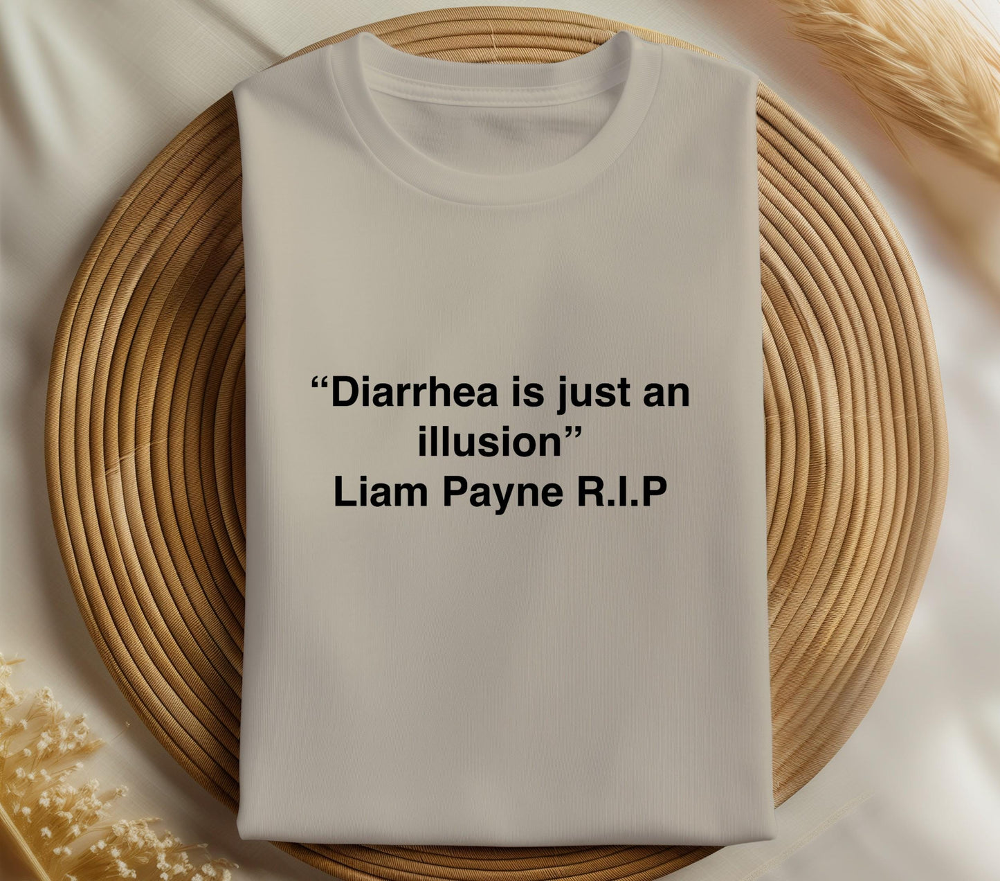 Liam Payne Memorial T-shirt, Liam Payne Cursed One Direction T-shirt, Diarrhea is Just An Illusion Tee, Rest In Peace, Honor the Icon