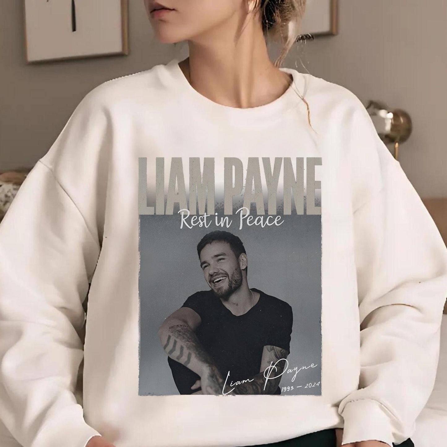Liam Payne Rest In Piece T-Shirt, Retro Liam Payne Tribute Shirt, One Direction Music Band Shirt, 1D Thanks For Memories Shirt, Gift For Fan