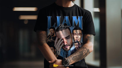 Limited Liam Payne Shirt Gift Graphic In Memoriam Tee Rap T-Shirt Vintage 90s  shirt Unisex Bootleg Vintage