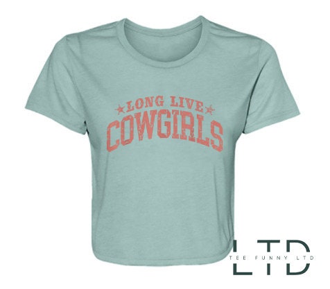 Long Live Cowgirls Cropped Tee, Cute Country Cropped Tee, Cowgirl Shirt, Western Tee, Oversized Graphic Cropped Tee, Western Graphic Tee