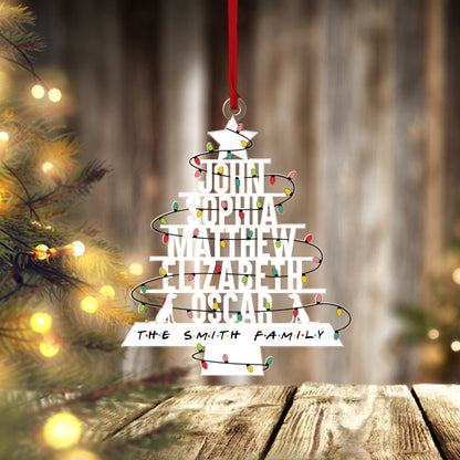 Personalized Family With Labrador Dog Ornament Christmas, Christmas Tree Ornament , Personalied Family Christmas Tree, Christmas For Gift