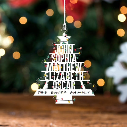 Personalized Family With Labrador Dog Ornament Christmas, Christmas Tree Ornament , Personalied Family Christmas Tree, Christmas For Gift
