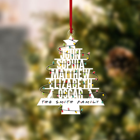 Personalized Family With Labrador Dog Ornament Christmas, Christmas Tree Ornament , Personalied Family Christmas Tree, Christmas For Gift