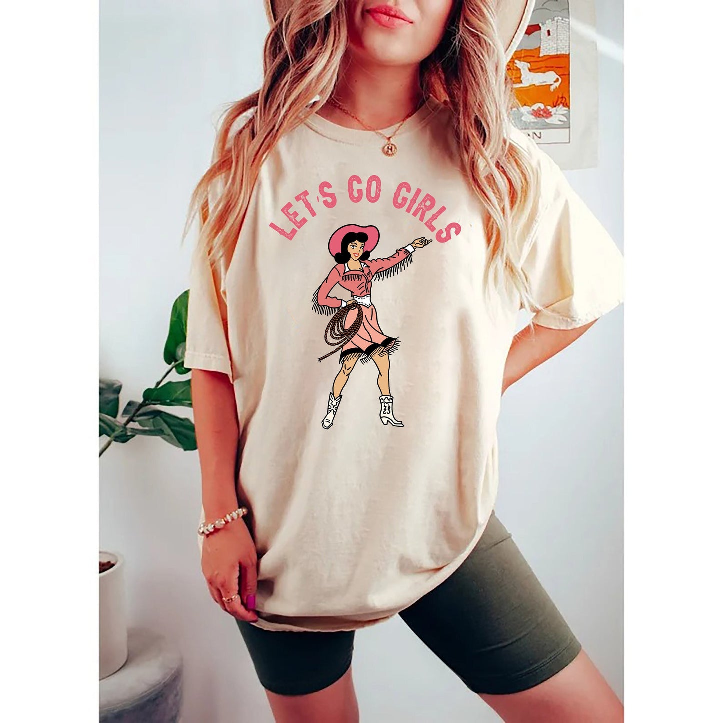 Let's Go Girls Country Girl Vintage TShirt, Cowgirl Shirt, Country Girl Shirt, Western Shirt, Rodeo Shirt, Cowboy Shirt, Country Music Shirt