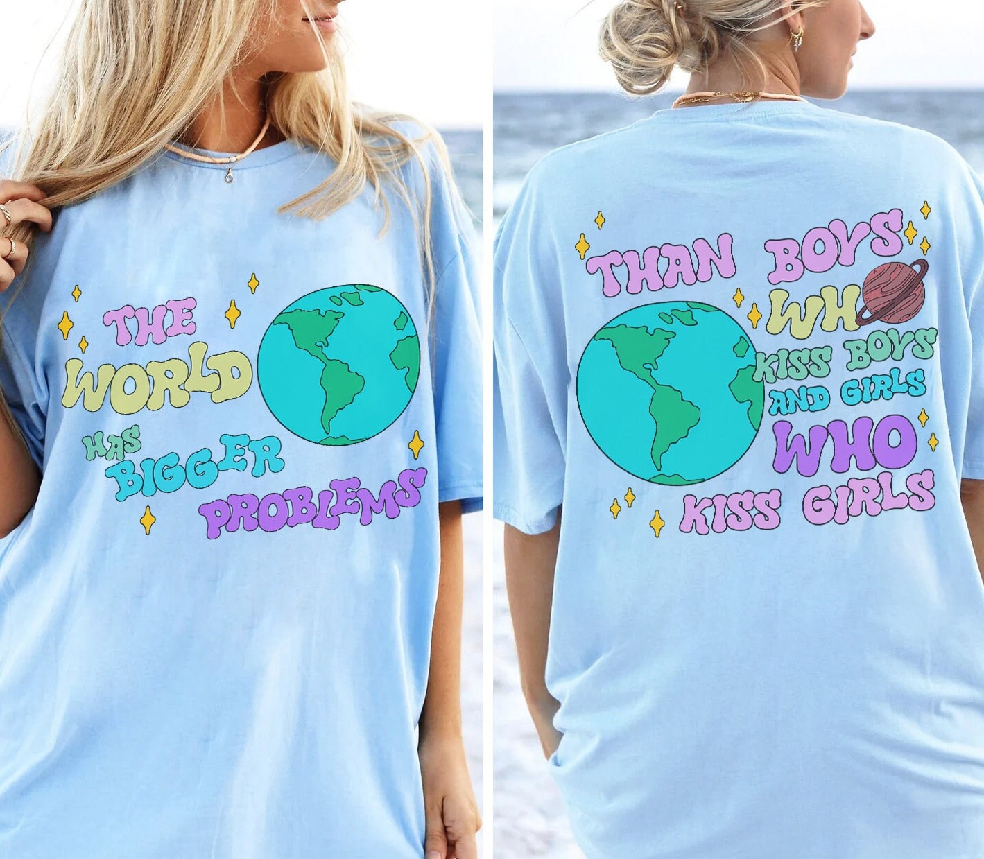 Lgbt T-shirt, The World Has Bigger Problems Than Boys Who Kiss Boys And Girls, Love Is Love Lgbt Shirt, Lgbt Pride Hoodie, Be Kind Lgbt Tees